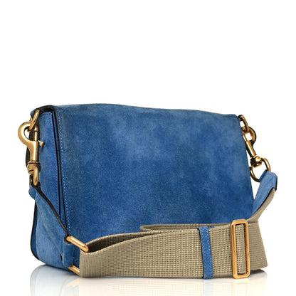 Gucci Soft Suede Small Jackie Shoulder Bag Cerulean Blue 2 of 14