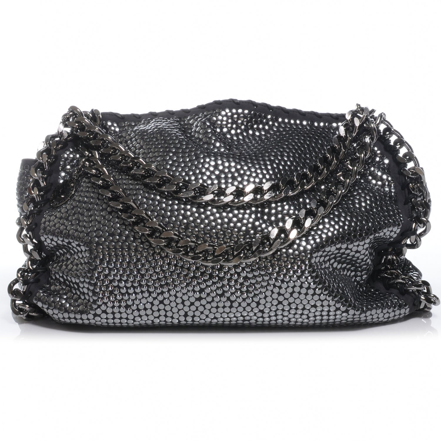 Stella McCartney Falabella Studded Faux Suede Shopper Black 1 of 7