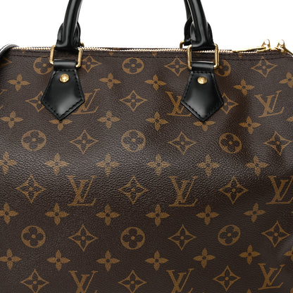 Louis Vuitton Monogram My World Tour Speedy Bandouliere 30 Black 7 of 11