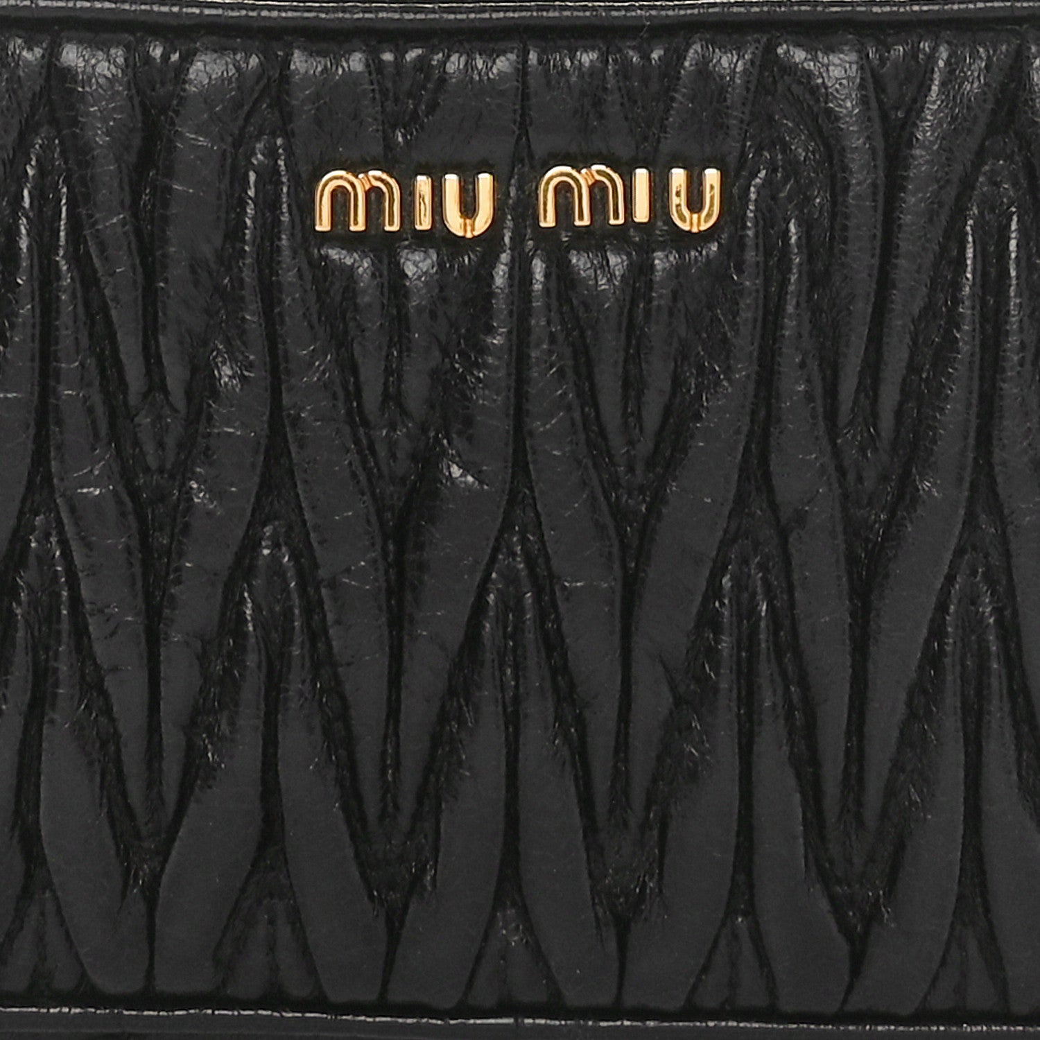 Miu Miu Nappa Matelasse Double Zip Pochette Clutch Black 7 of 10