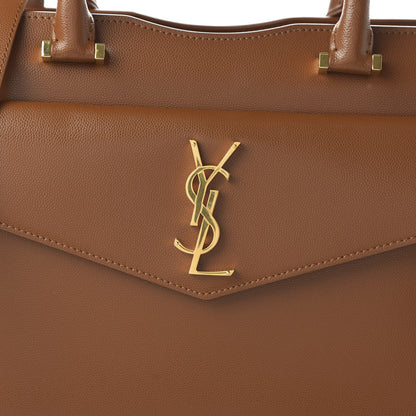 Saint Laurent Grain De Poudre Medium Uptown Tote Brick 17 of 20