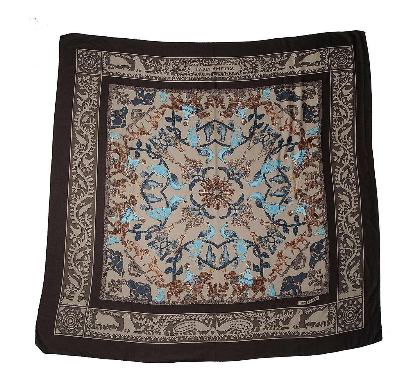 Cashmere Silk Early America Shawl 140