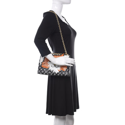 Louis Vuitton Epi Catogram Cat Bag Orange Black 2 of 10
