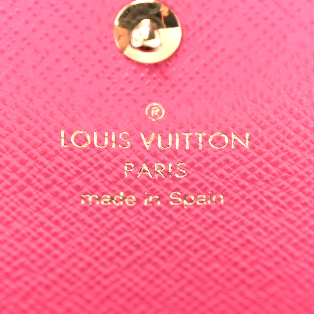Monogram Bloom Flower Emilie Wallet Fuchsia