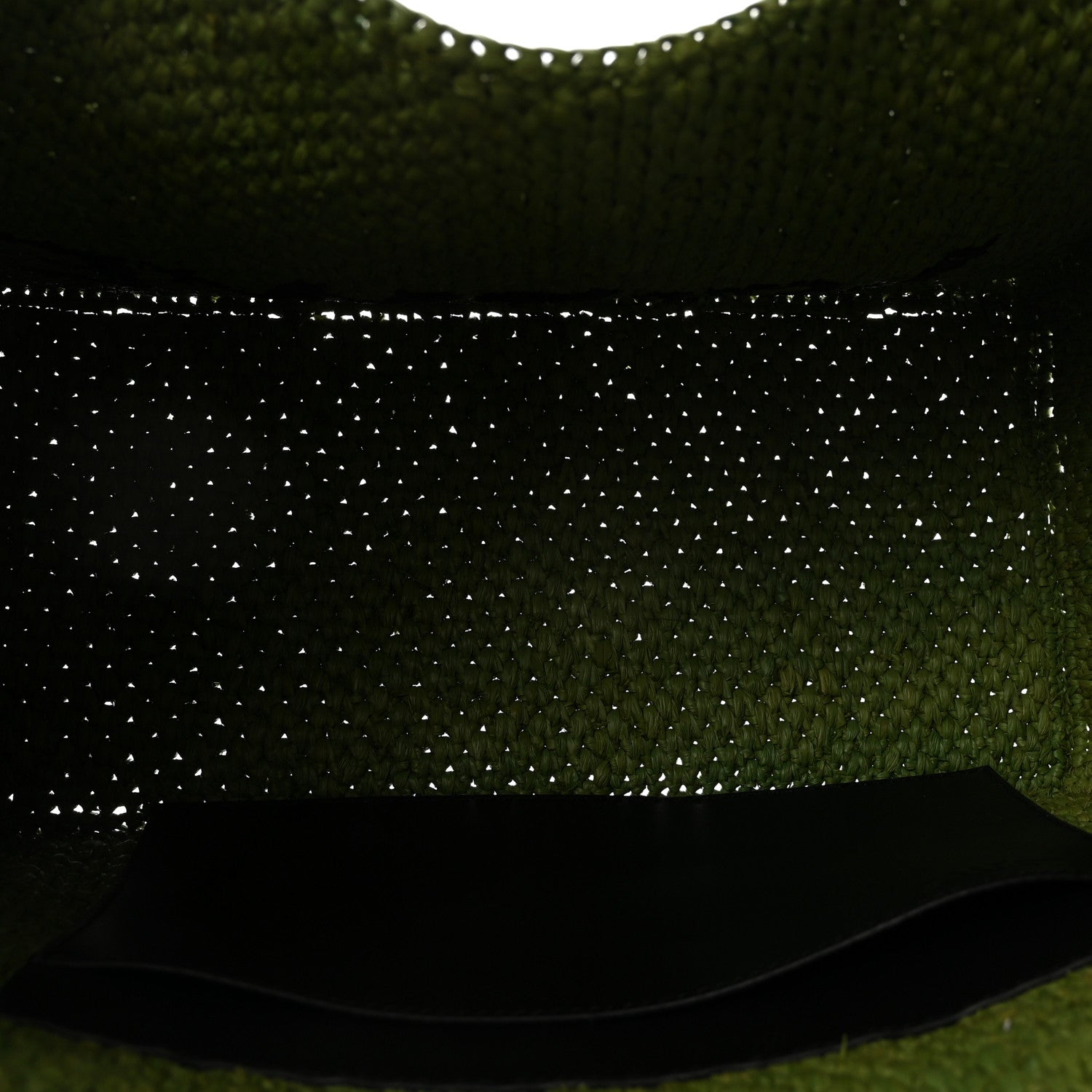 Loewe X PAULA'S IBIZA Raffia Font Tote Green 5 of 9