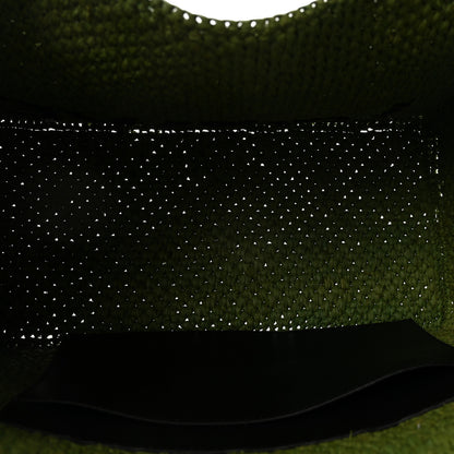 Loewe X PAULA'S IBIZA Raffia Font Tote Green 5 of 9