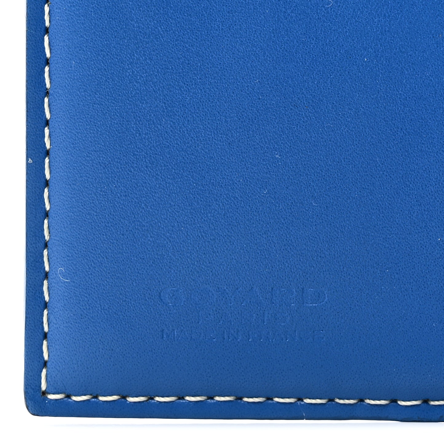 Goyardine Saint Marc Folding Card Case Sky Blue
