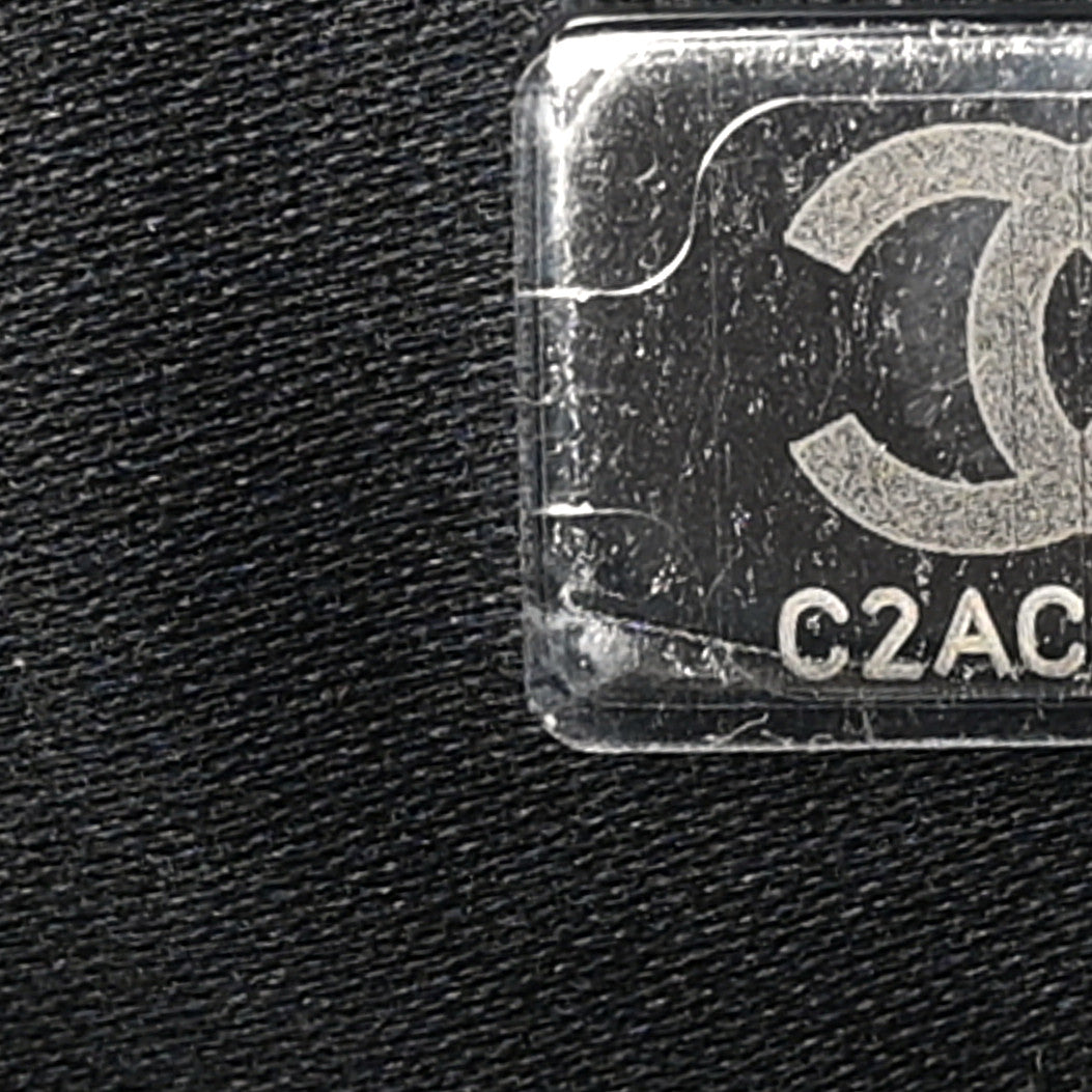 Chanel Shiny Crumpled Calfskin Quilted Medium Chanel 25 Handbag Black 8 of 11