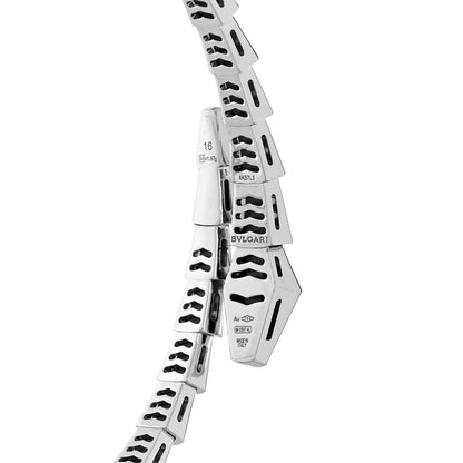 Bulgari 18K White Gold Serpenti Viper Bracelet 16 3 of 4