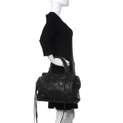 Balenciaga Agneau Classic Hardware Step Black 2 of 10