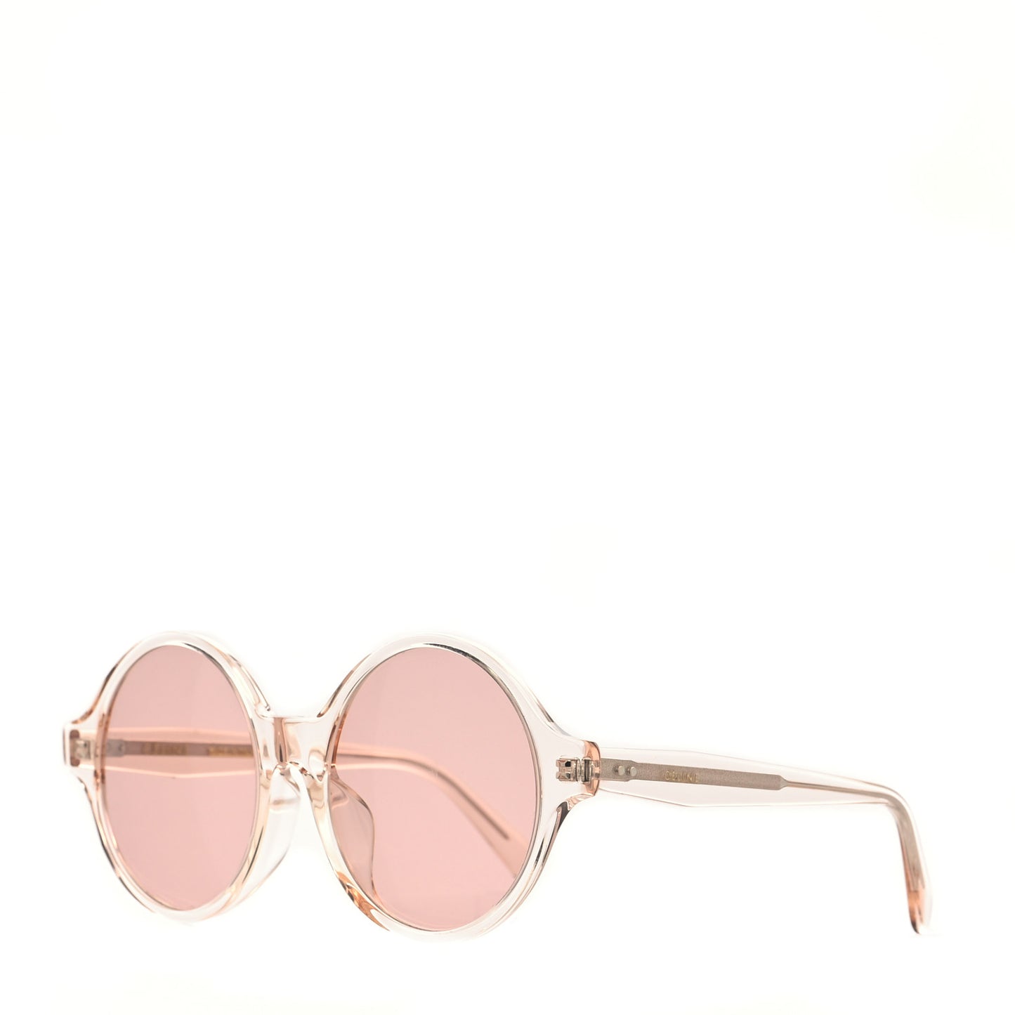 Round Sunglasses CL 40051/I Transparent Light Pink