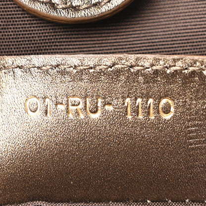 Christian Dior Coated Canvas Cannage Small Panarea Tote Bronze 7 of 10