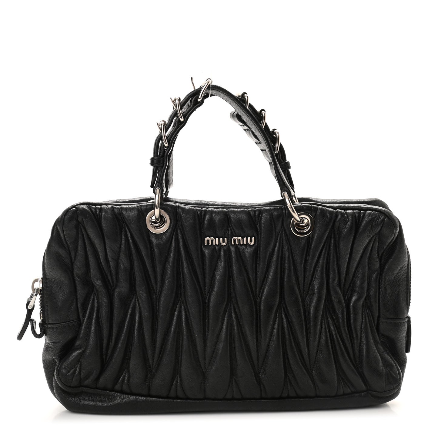 Nappa Matelasse Tote Black