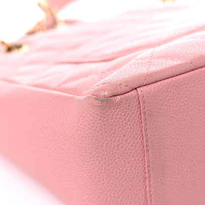 Chanel Caviar Quilted Petit Shopping Tote PST Pink 10 of 30