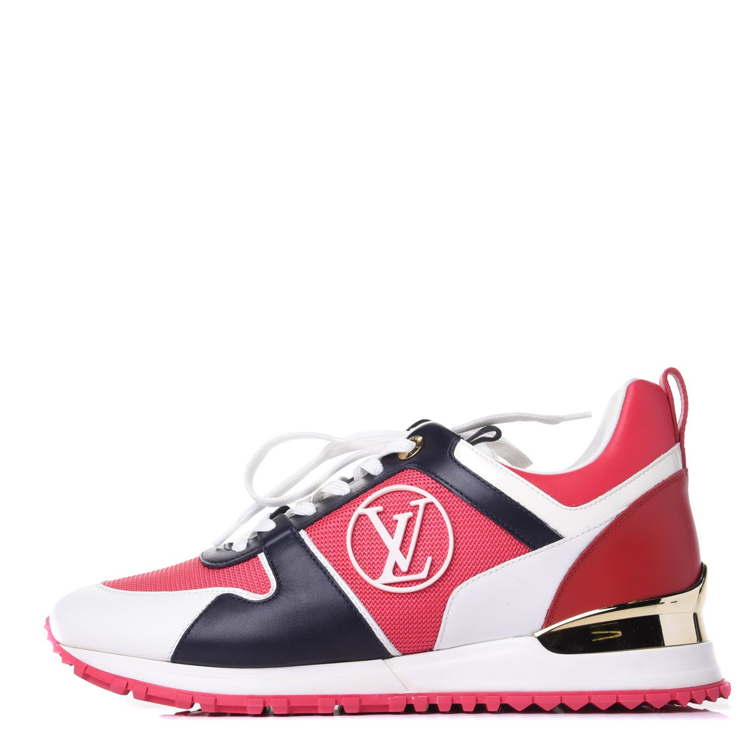 Louis Vuitton Calfskin Run Away Sneakers 37.5 Framboise Pink 1 of 10