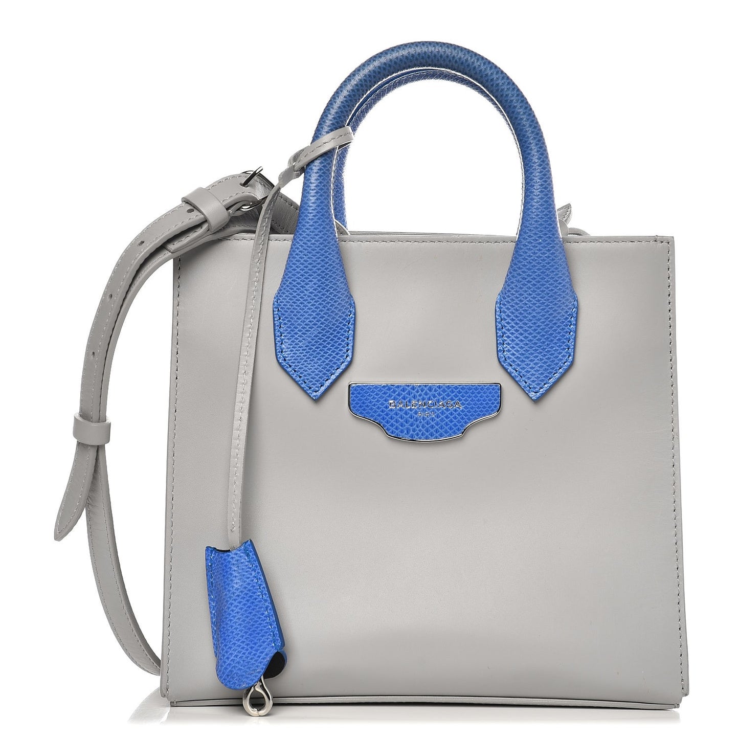 Smooth Calfskin Acrochord Mini All Afternoon Gris Cyan
