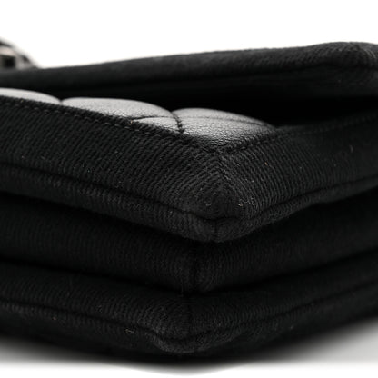 Chanel Lambskin Grosgrain Quilted Flap Black 10 of 11