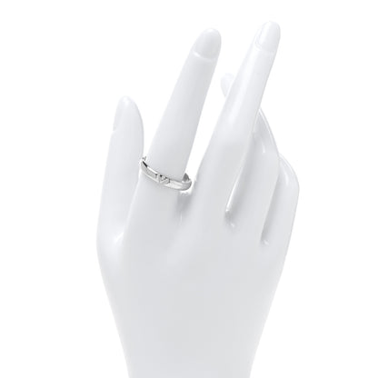Louis Vuitton 18K White Gold LV Volt Multi Wedding Band Ring 60 9 2 of 4