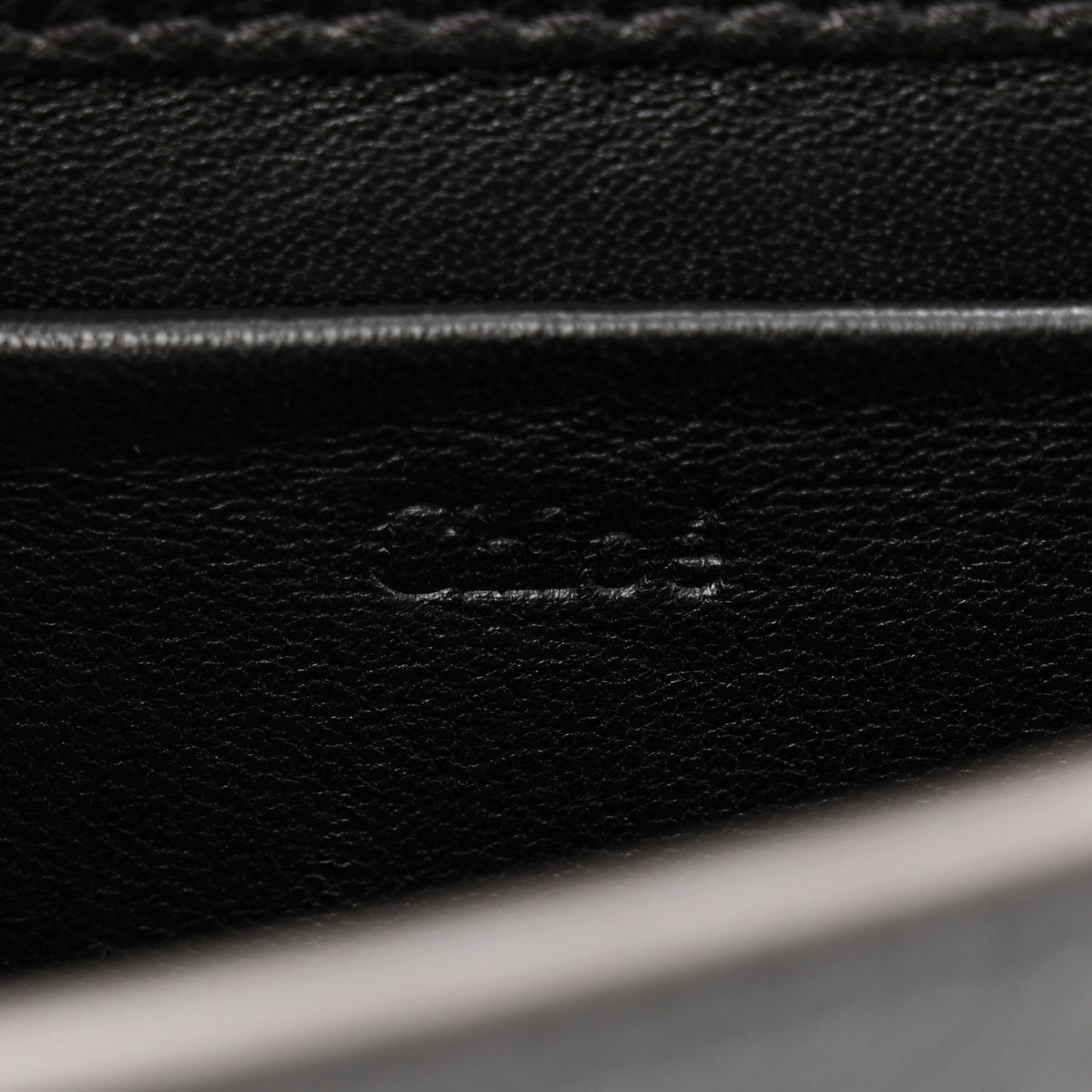 Calfskin Small Nile Bracelet Minaudiere Bag Black
