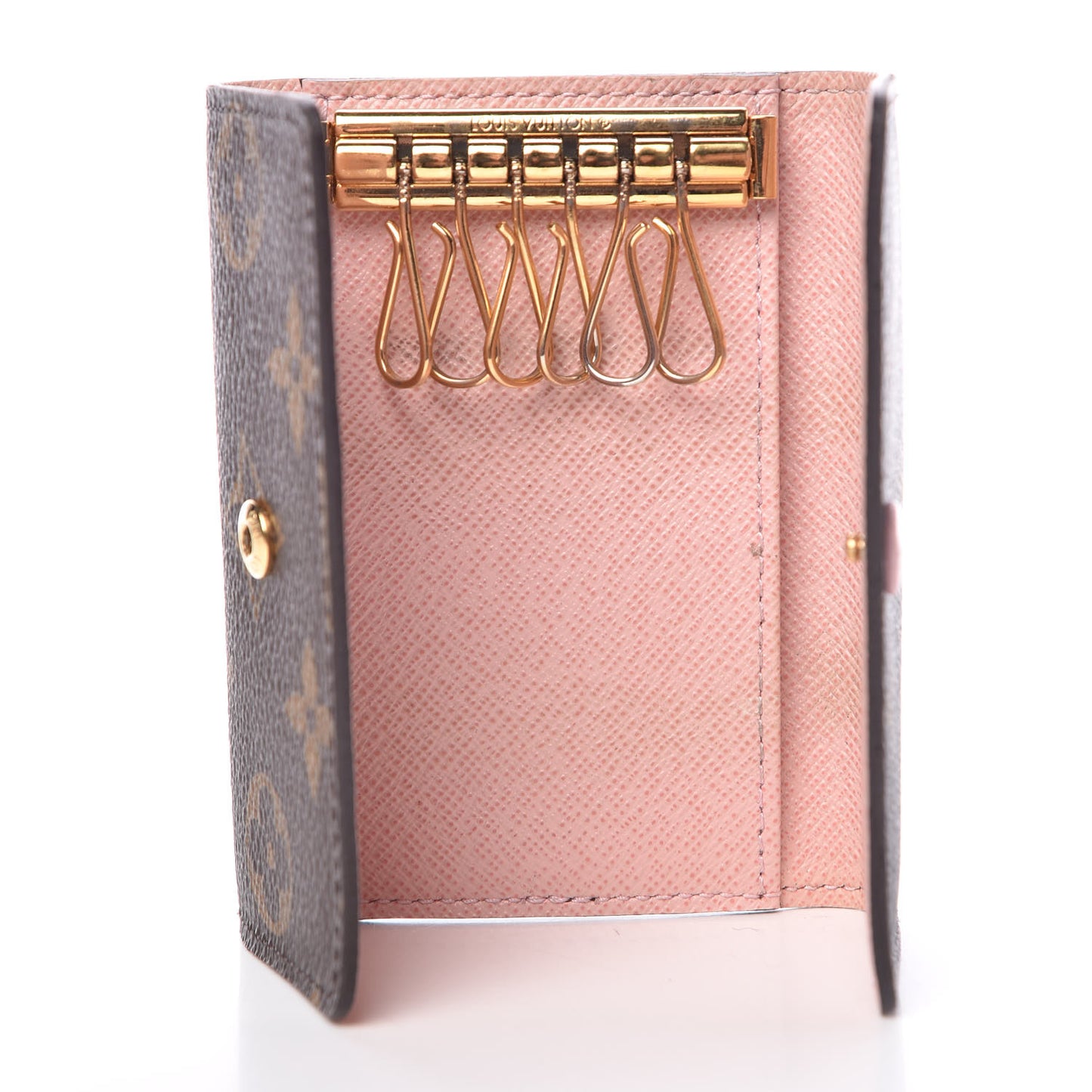 Monogram Multicles 6 Key Holder Rose Ballerine