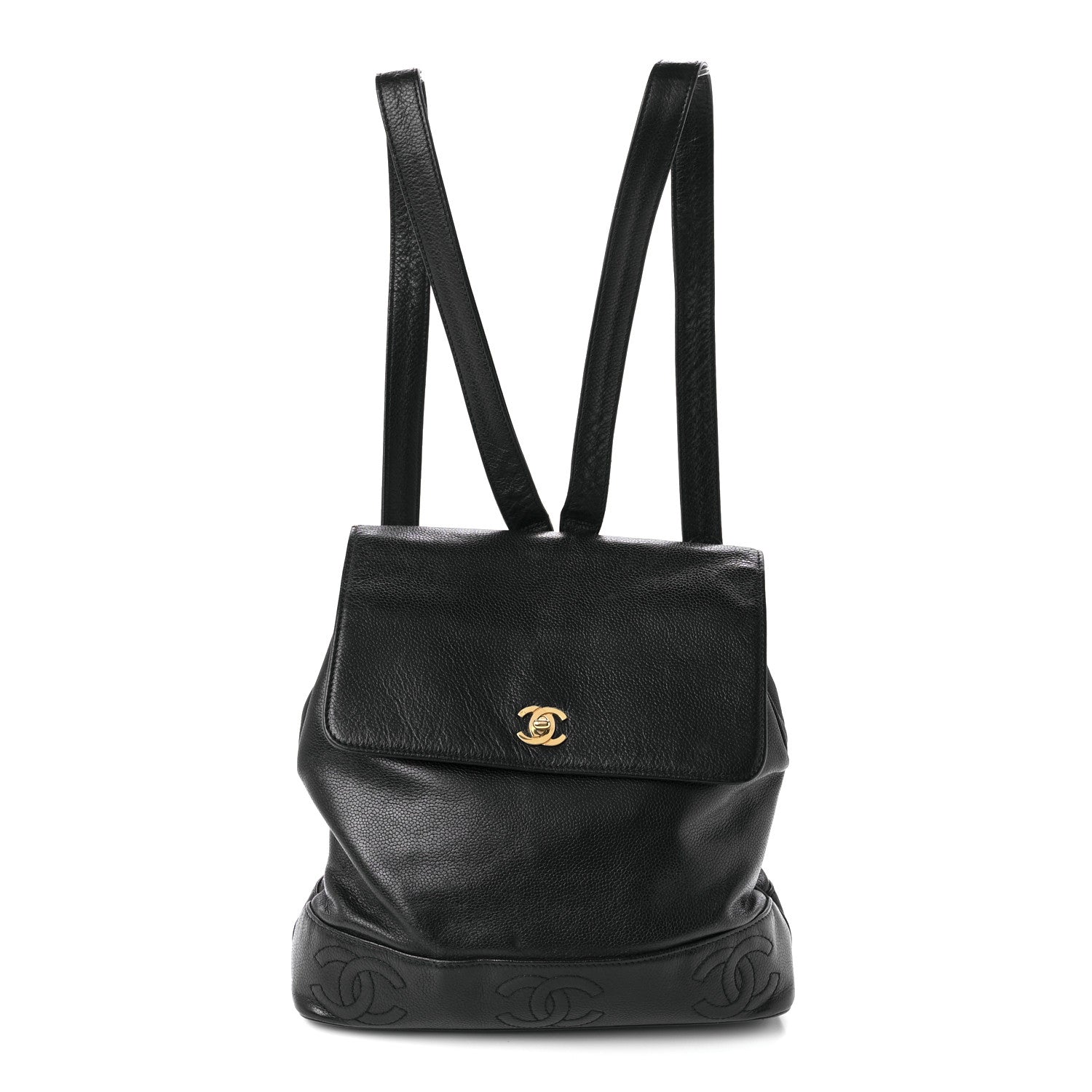 Chanel Caviar CC Backpack Black 1 of 9