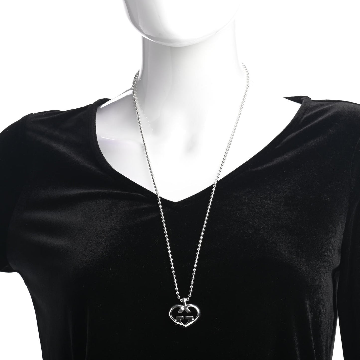 Sterling Silver Britt Heart Pendant Necklace