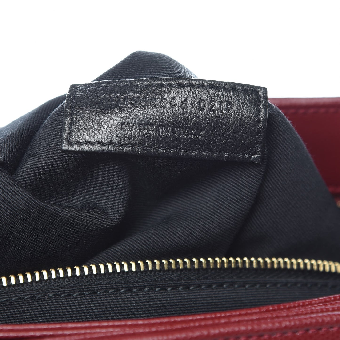 Grain de Poudre Matelasse Chevron Medium Tribeca Shopping Bag Garnet