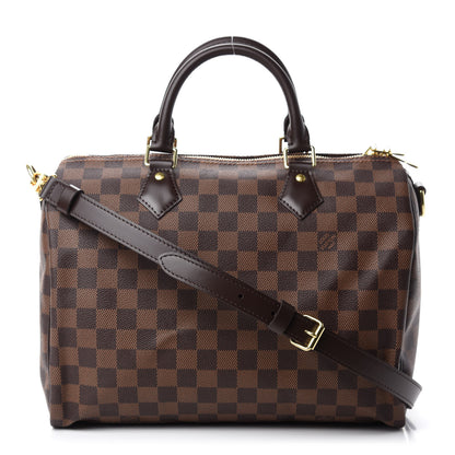 Louis Vuitton Damier Ebene Speedy Bandouliere 30 1 of 13