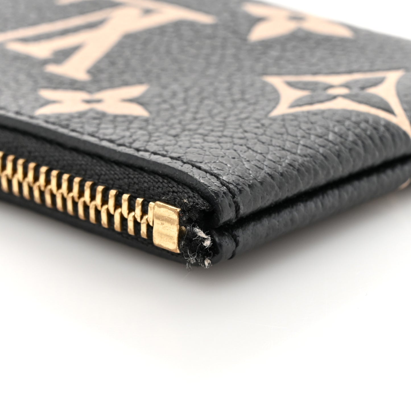 Empreinte Monogram Giant Key Pouch Black Beige