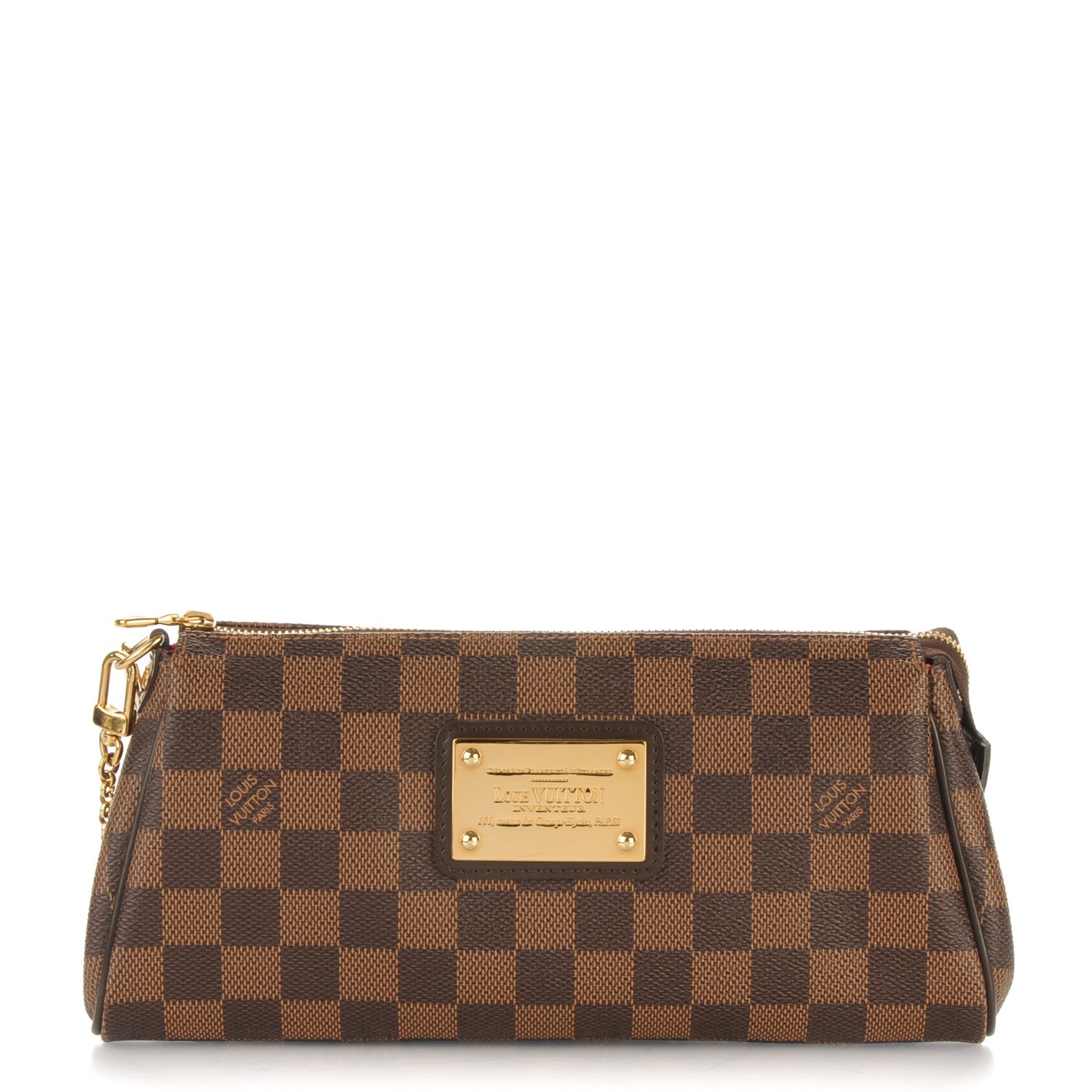 Louis Vuitton Damier Ebene Eva Clutch 1 of 6