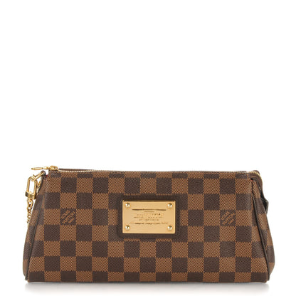 Louis Vuitton Damier Ebene Eva Clutch 1 of 6