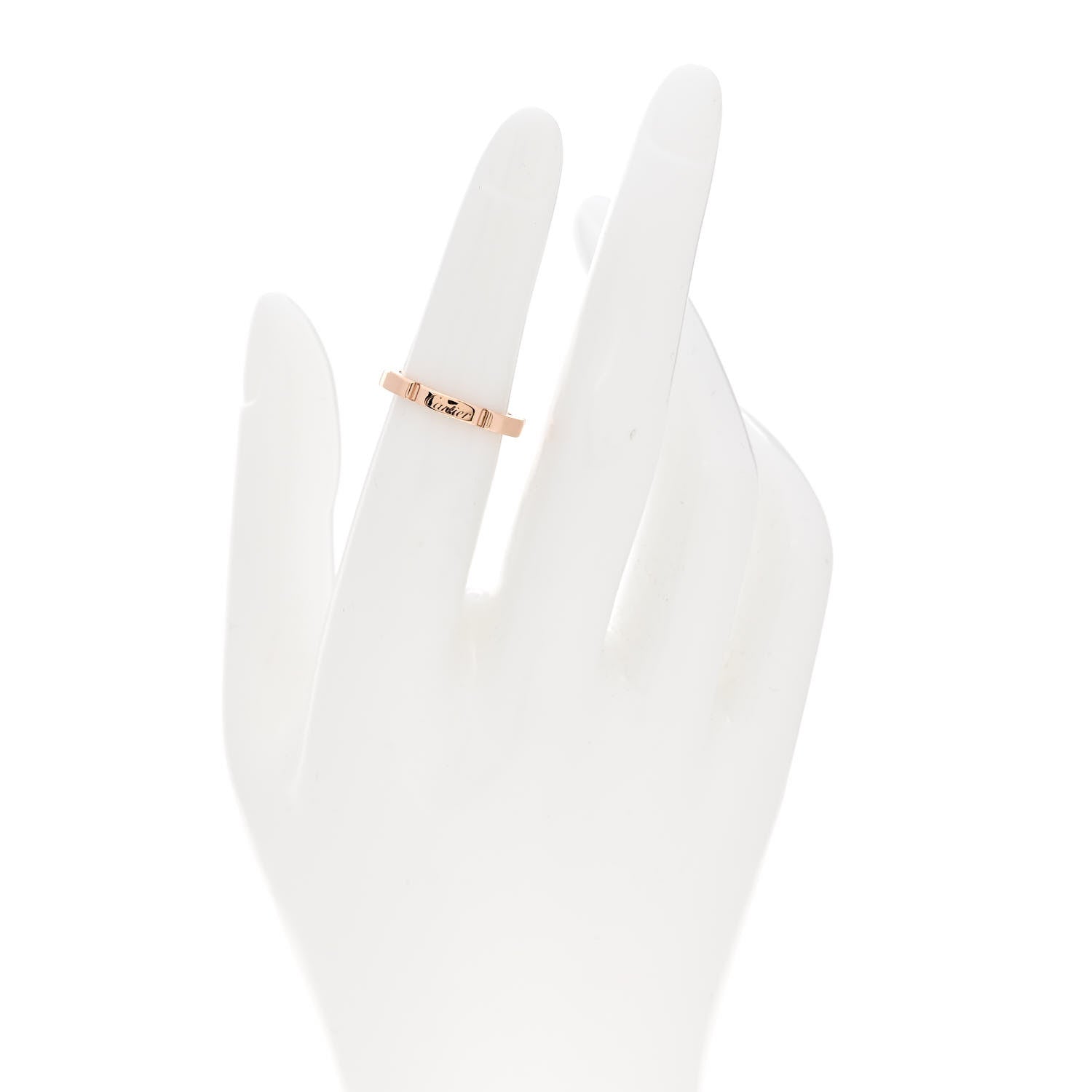 Cartier 18K Pink Gold 2.5mm Maillon Panthere Wedding Band Ring 49 5 2 of 6