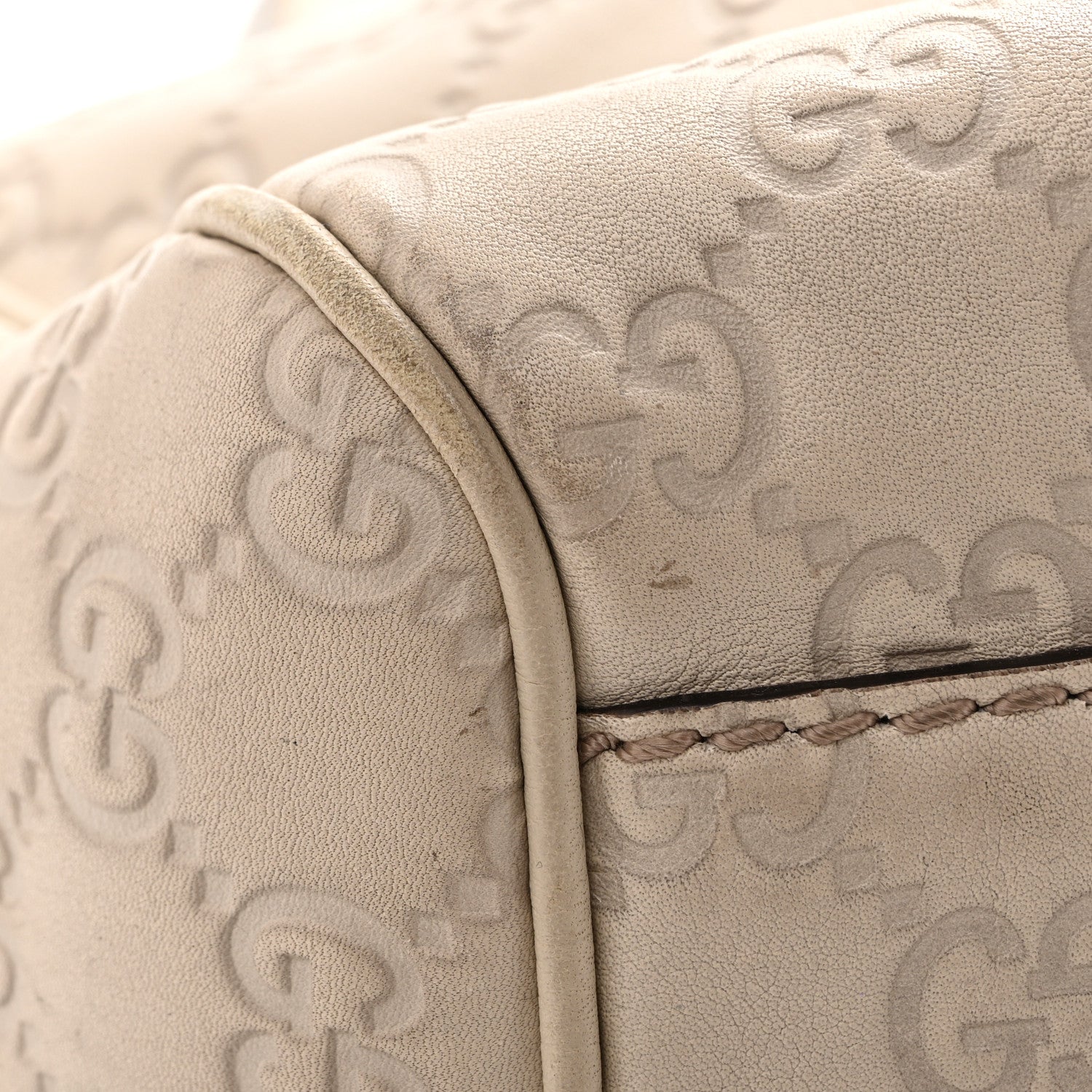 Gucci Guccissima Medium Sukey Tote Mystic White 13 of 17