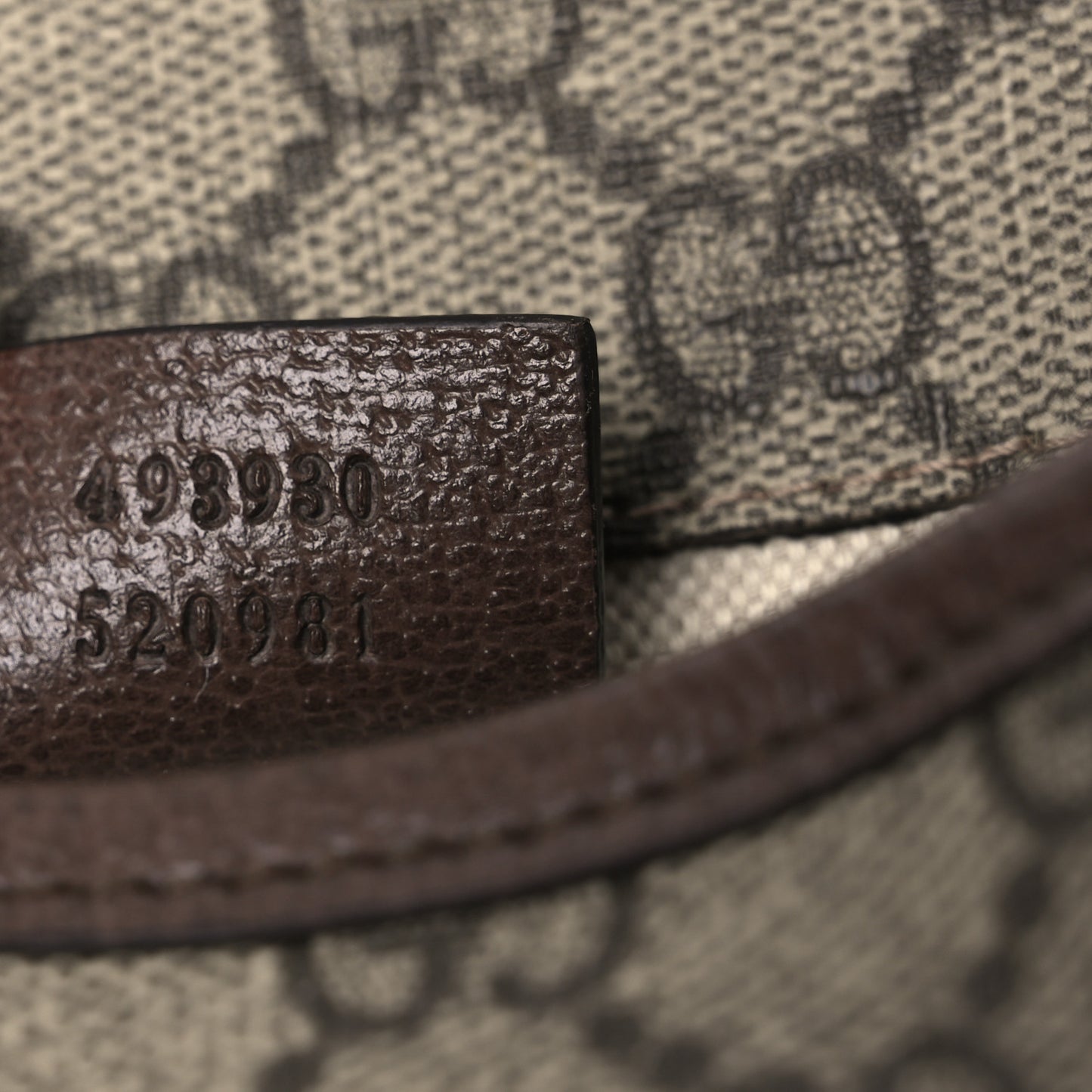 GG Supreme Monogram Neo Vintage Web Belt Bag Brown