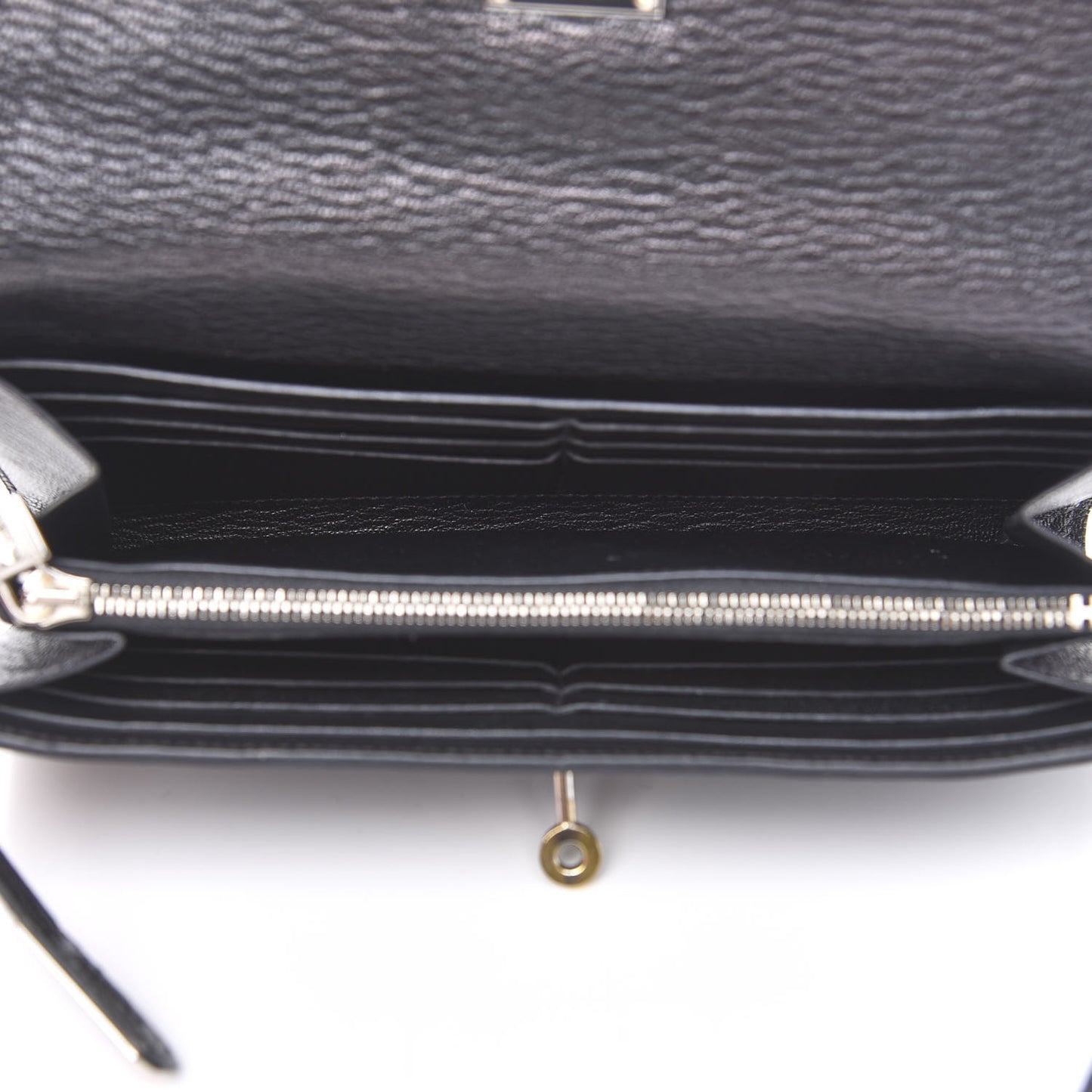 Chevre Mysore Kelly Longue Wallet Black