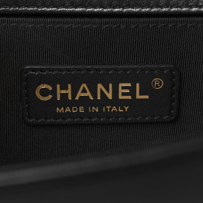 Chanel Lambskin Quilted Small Boy Flap Black 6 of 12