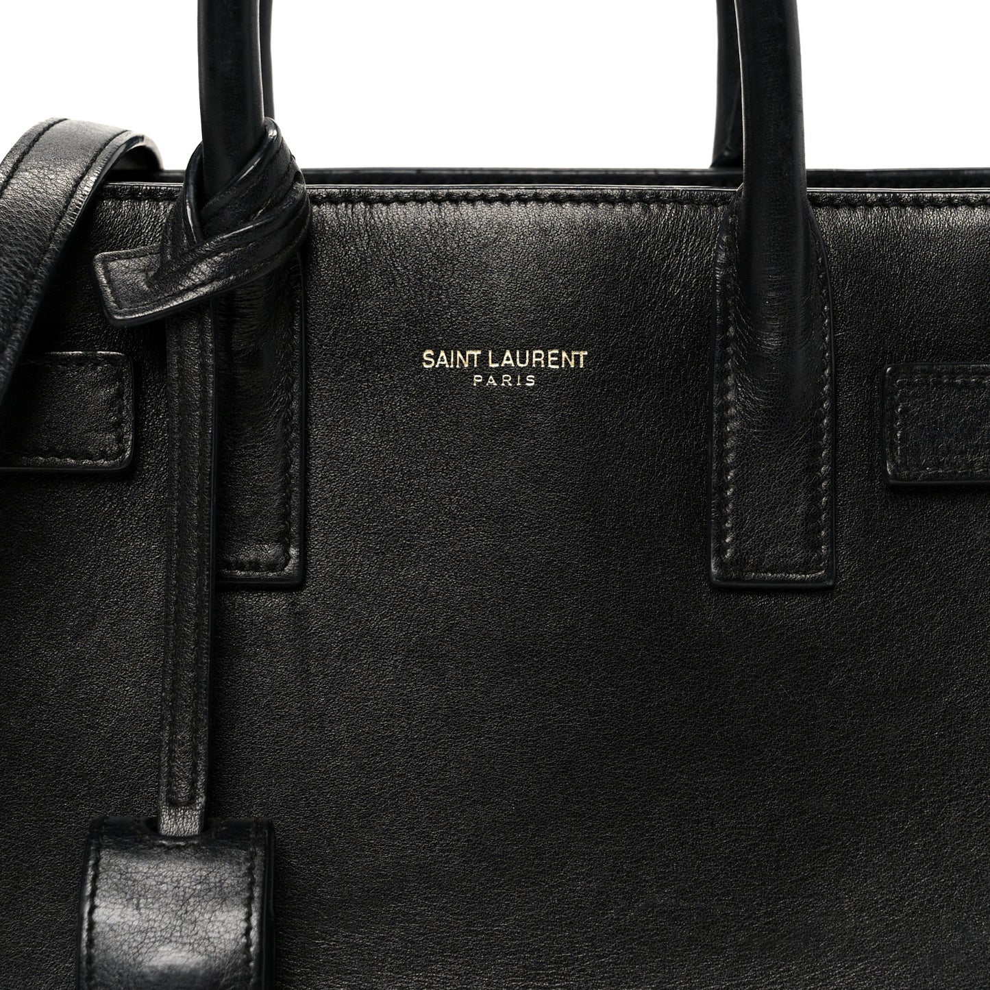 Calfskin Nano Sac De Jour Black