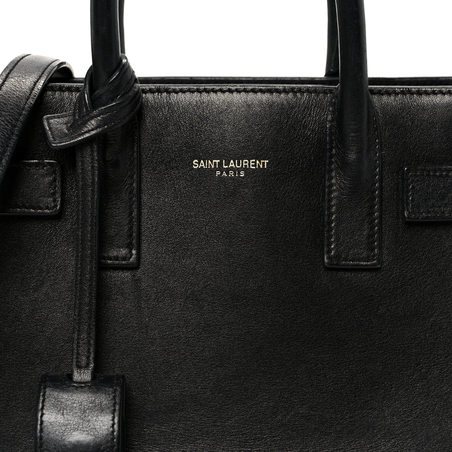 Saint Laurent Calfskin Nano Sac De Jour Black 8 of 10