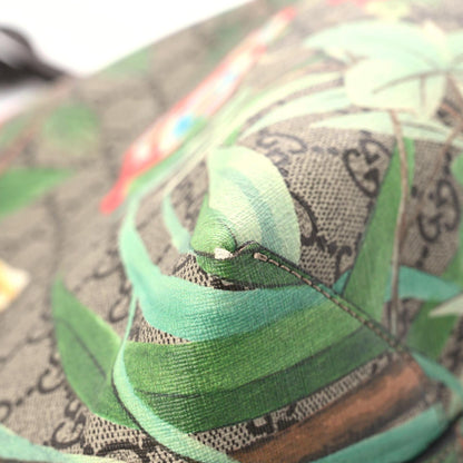 Gucci GG Supreme Monogram Tian Large Shopping Tote Beige Multicolor New Acero 7 of 14