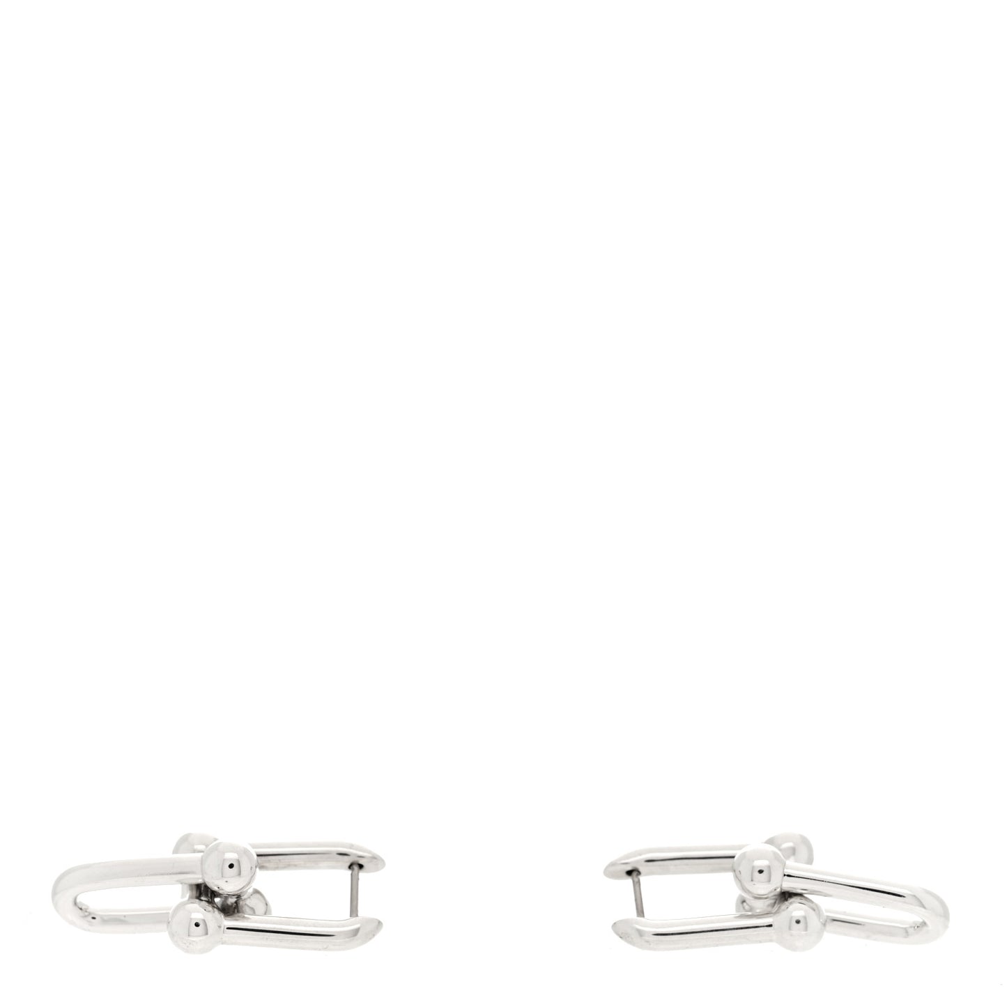 Sterling Silver Large HardWear Link Earrings