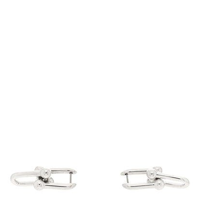Tiffany Sterling Silver Large HardWear Link Earrings 3 of 4