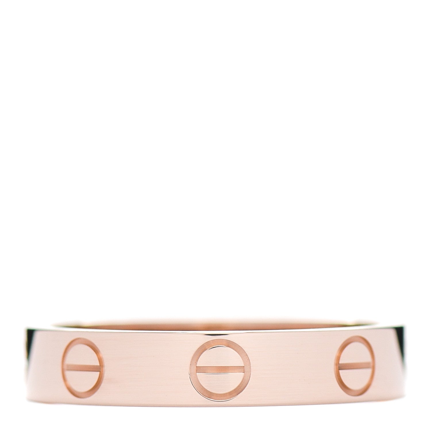 Cartier 18K Pink Gold 3.5mm LOVE Wedding Band Ring 51 5.75 3 of 5