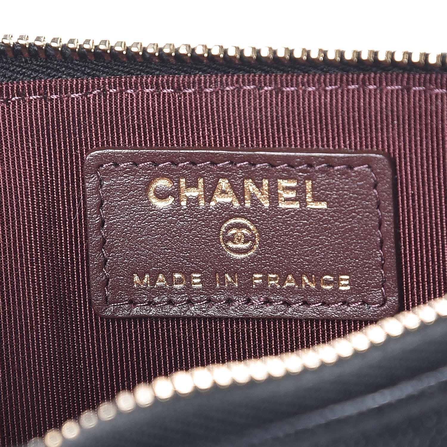 Chanel Caviar Quilted Classic Flat Wallet Pouch Black 6 of 8