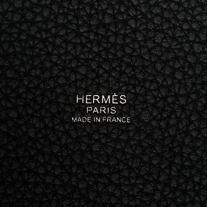 Hermes Taurillon Clemence Monochrome Picotin Lock 18 PM Black 5 of 9
