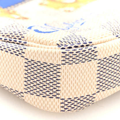 Louis Vuitton Damier Azur Summer Trunks Mykonos Mini Pochette Accessories 8 of 10