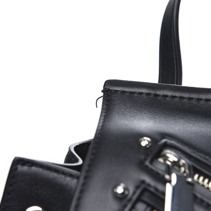 Marc Jacobs Lambskin Mid Zip Backpack Black 9 of 9