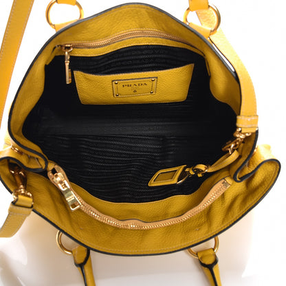 Prada Vitello Daino Tote Mimosa 9 of 11