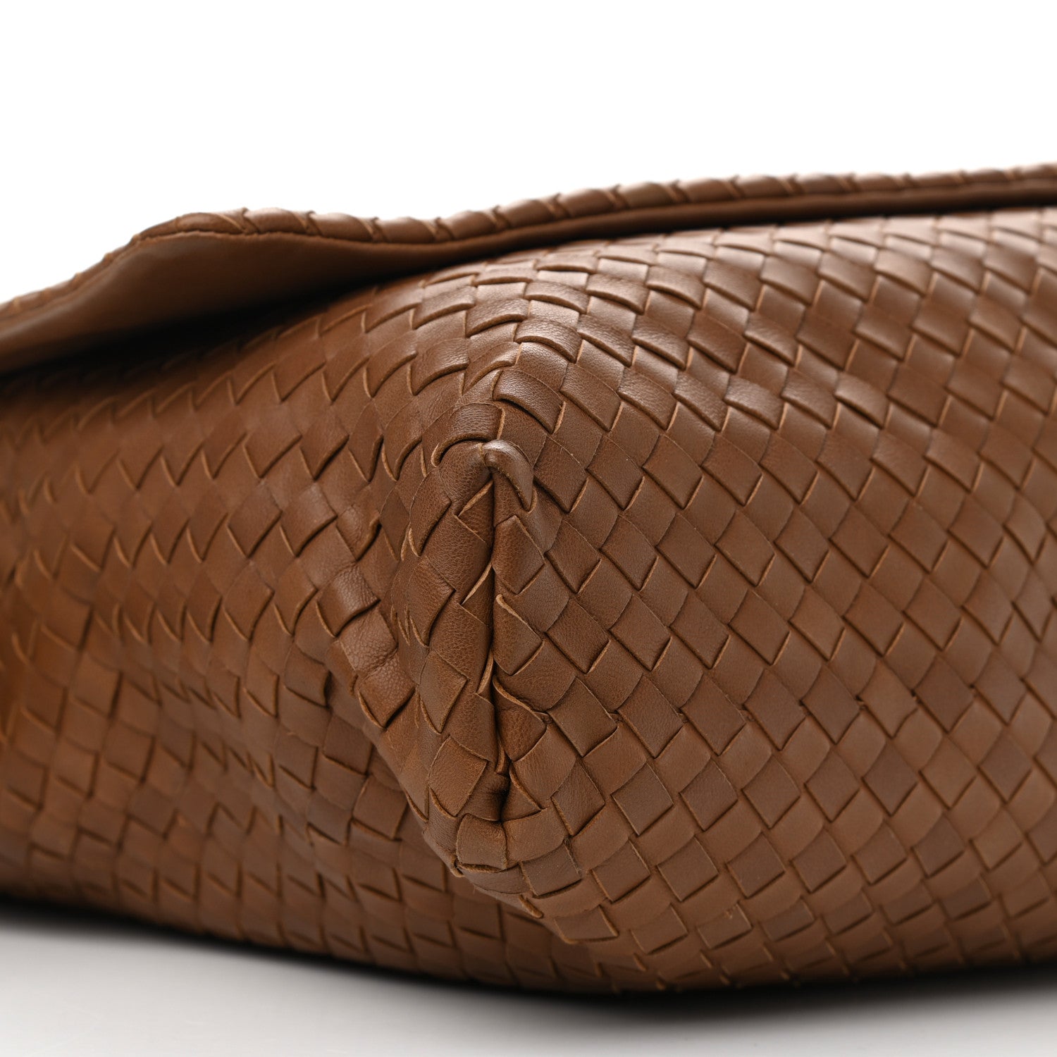 Bottega Veneta Nappa Intrecciato Messenger Bag Noce 8 of 10
