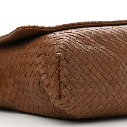 Bottega Veneta Nappa Intrecciato Messenger Bag Noce 8 of 10
