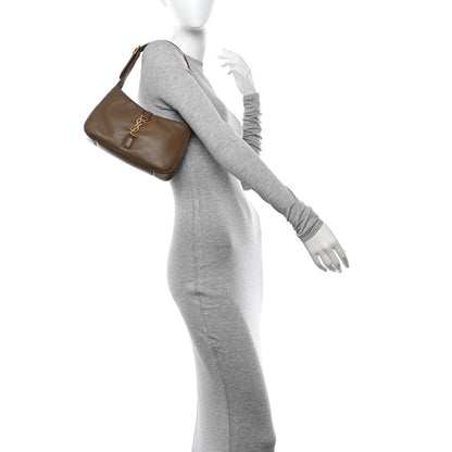 Saint Laurent Padded Lambskin Le 5 A 7 Hobo Dark Peanut 2 of 13